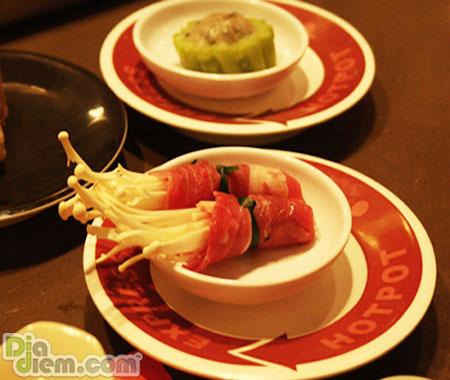 lẩu băng chuyền ngon lẩu băng chuyền Kichi Kichi